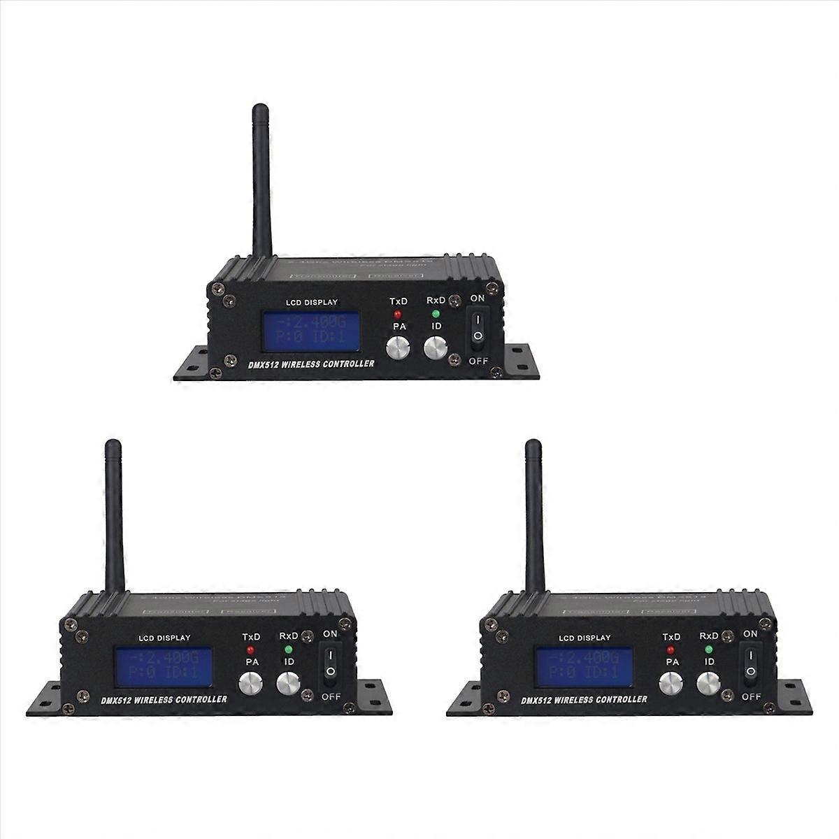  512 Wireless Controller Receiver Transmitter LCD Display -EU Plug