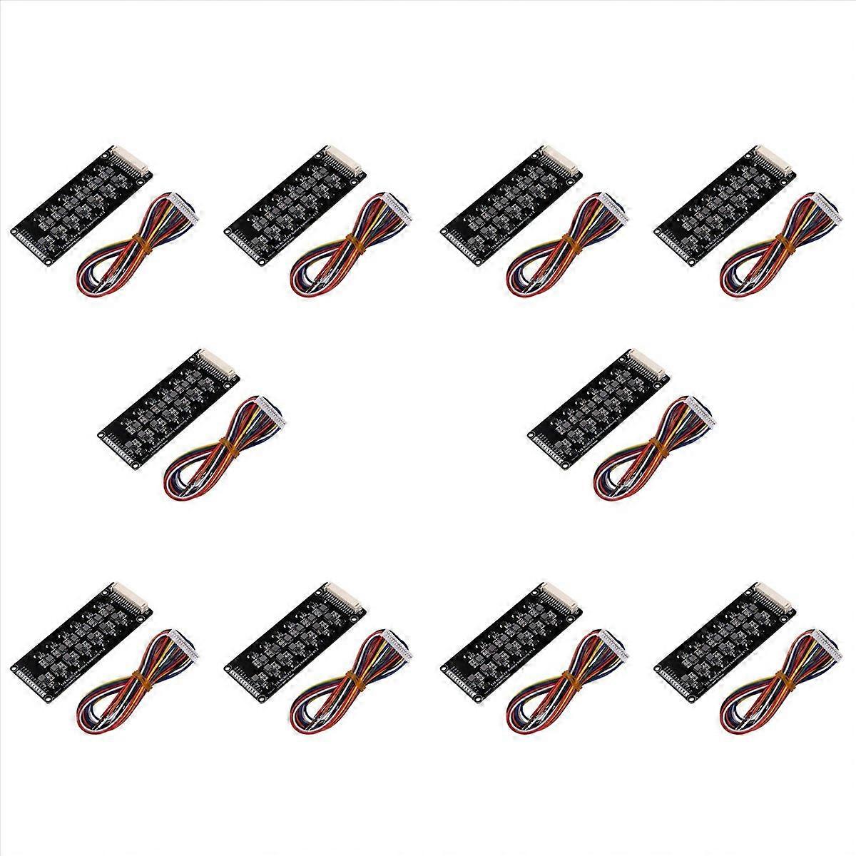 10X 1.2A 14S High Current Equalizer Module Active Balancer Energy Transfer Board