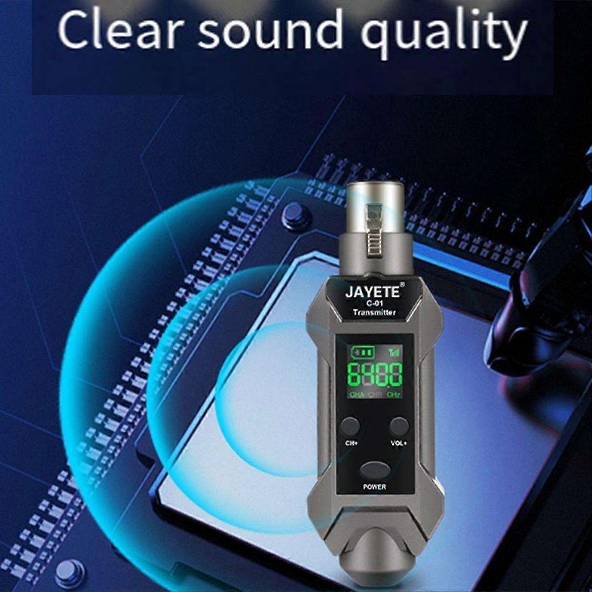  Wireless Microphone Transmitter Receiver System