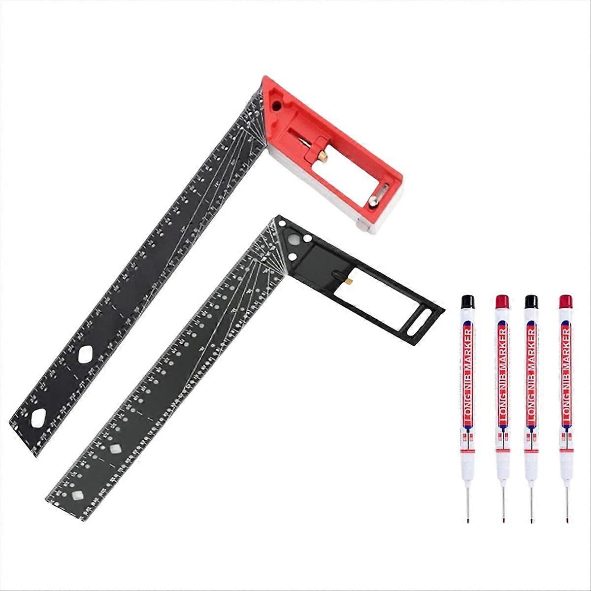 12 Inch Framing Square Carpenter Square, Woodworking Square Ruler, B