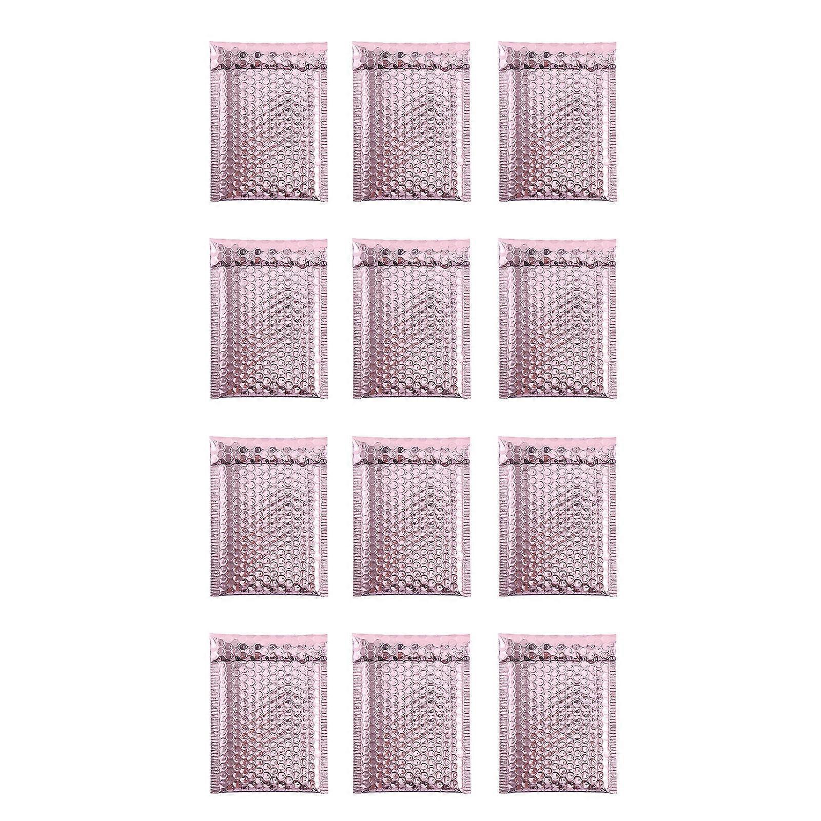 Bubble Envelope Bag Pink Pe Material for Storage 12Pcs Envelopes