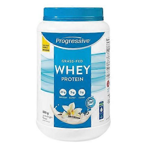 Progressive Grass Fed Whey Protein Vanilla, 850 Grams