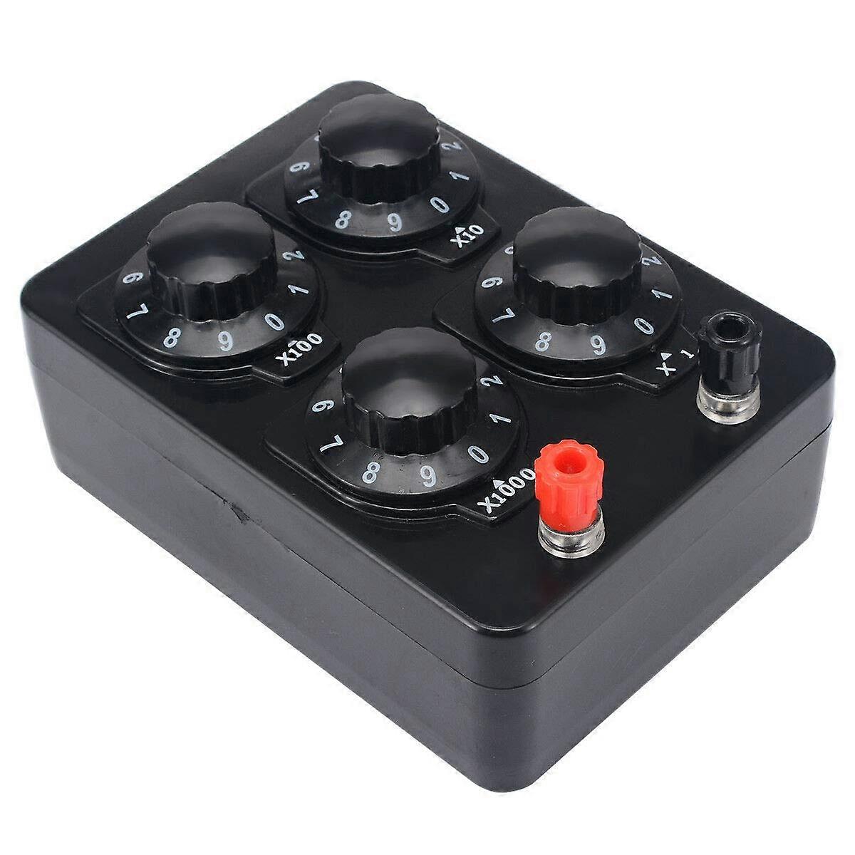 Decade Resistance Box 09999 Ohm with Precise Control for Physics Lab and Classroom Teaching