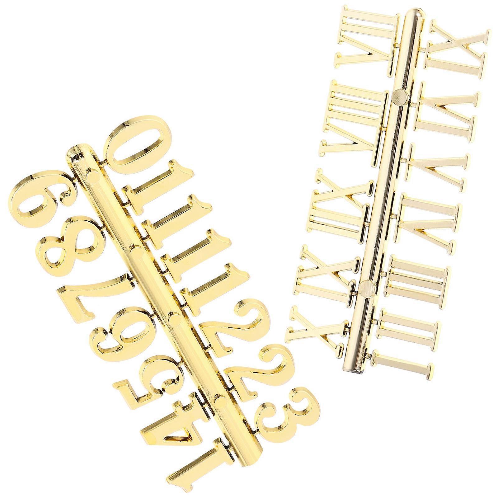 2 Sets Clock Number Assortment Diy Clock Number Replacement Clock Number Accessory