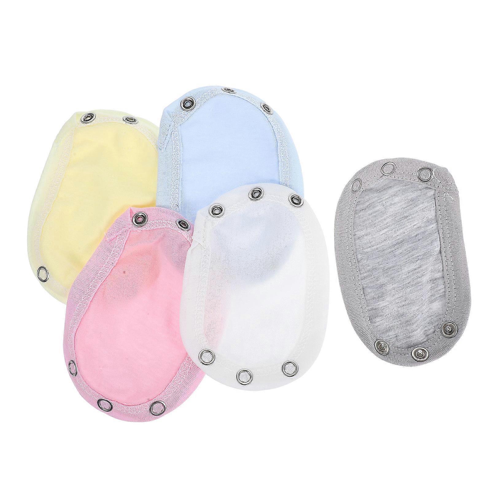 5pcs algodão macacões extensor crianças bodysuit snap extensor bebê bodysuit extensores
