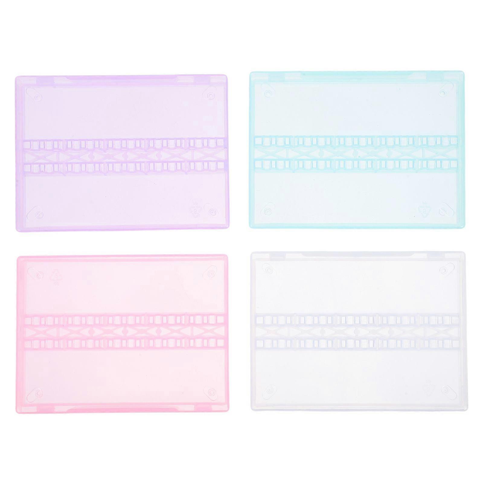 4Pcs Electric Grinding Head Mini Storage Boxes Manicure Tool Empty Boxes