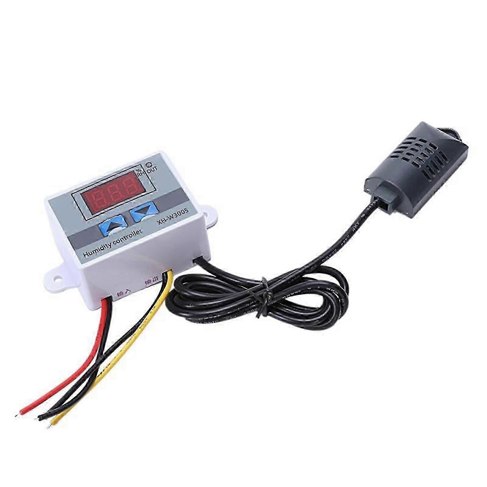 Digital Hygrometer Humidity Controller, Hygrostat with Humidity Control Switch