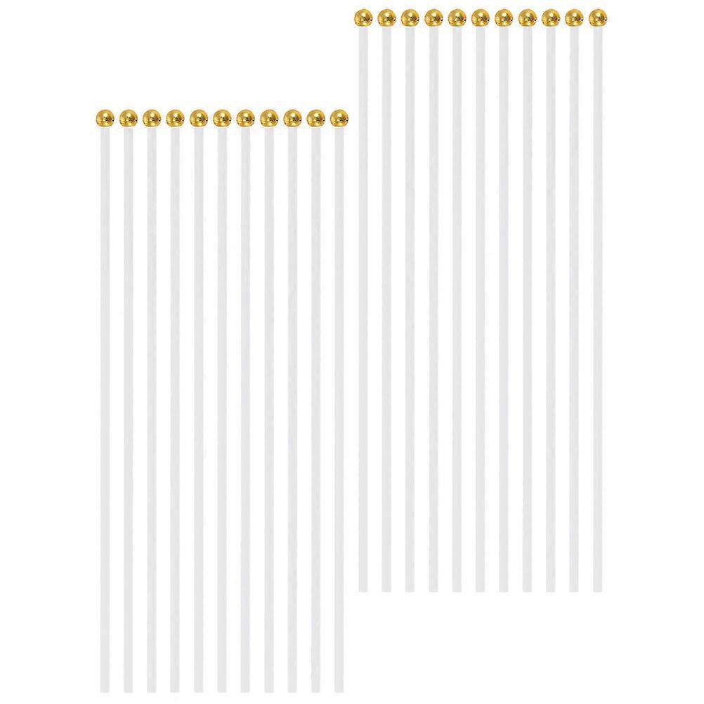 Plastic Flagpole Small Flag Poles for Festivals 200Pcs Set