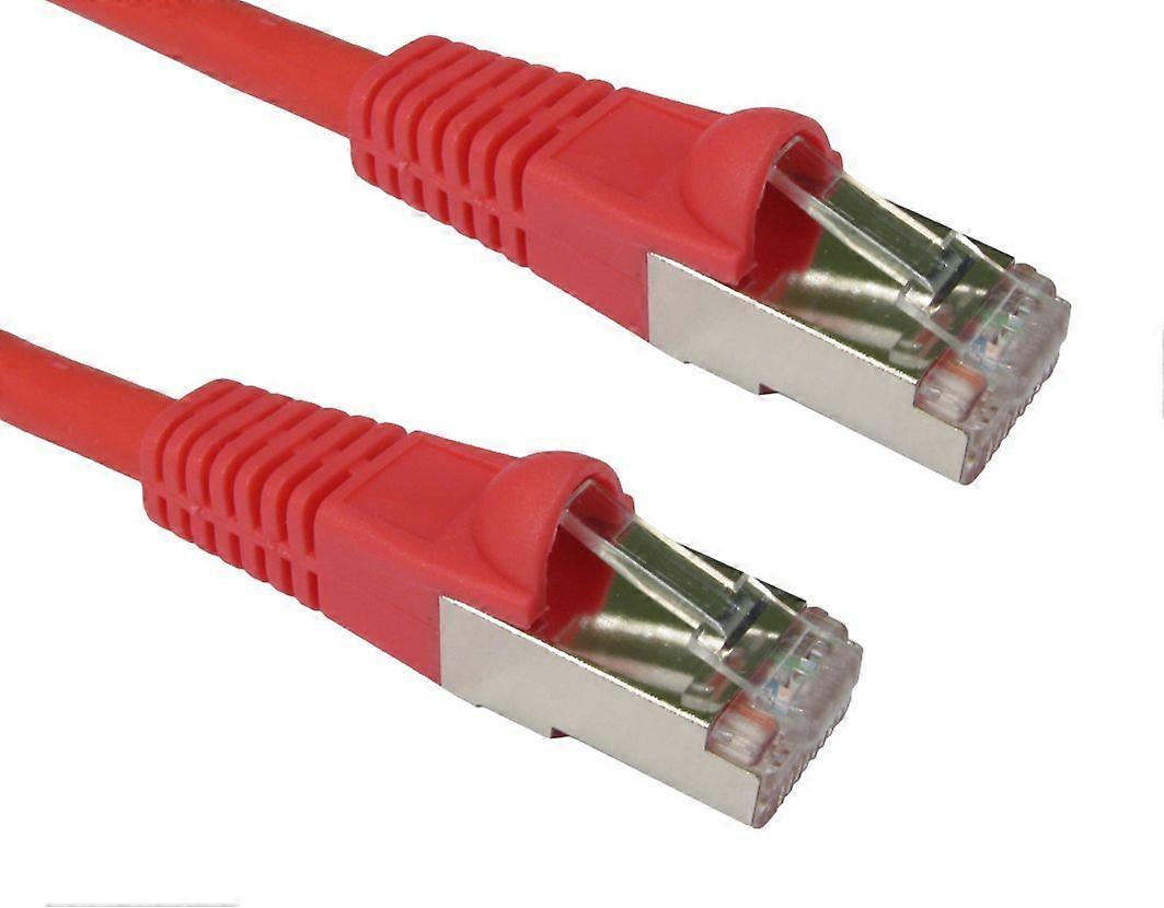 CMS Cables 15m Cat6a Patch Cable - Red