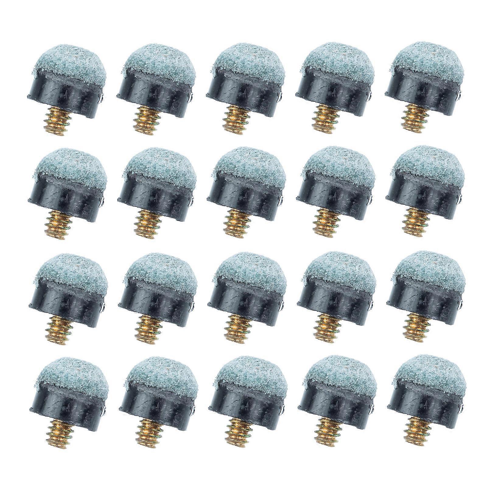 20 Pcs Pool Queue Tipps Leder Billard Queue Tipps Leder Pool Queue Ersatz Tipps