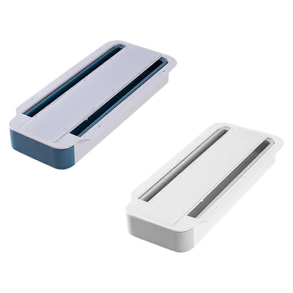 Under Table Drawer Pen Storage Boxes Hidden for Storage Use 2Pcs Stationery Boxes