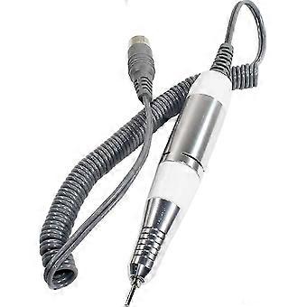 Professional Electric Nail Drill Handpiece, Stainless Steel, Quiet Low Noise Smooth Operation, Ergonomic Grip, Easy to Operate, Manicure Pedicure, Sal