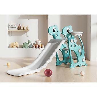 3-in-1 Kids Play Slide Set with Basketball Hoop - Indoor/Outdoor Playground for Ages 3+, Safe & Durable HDPE
