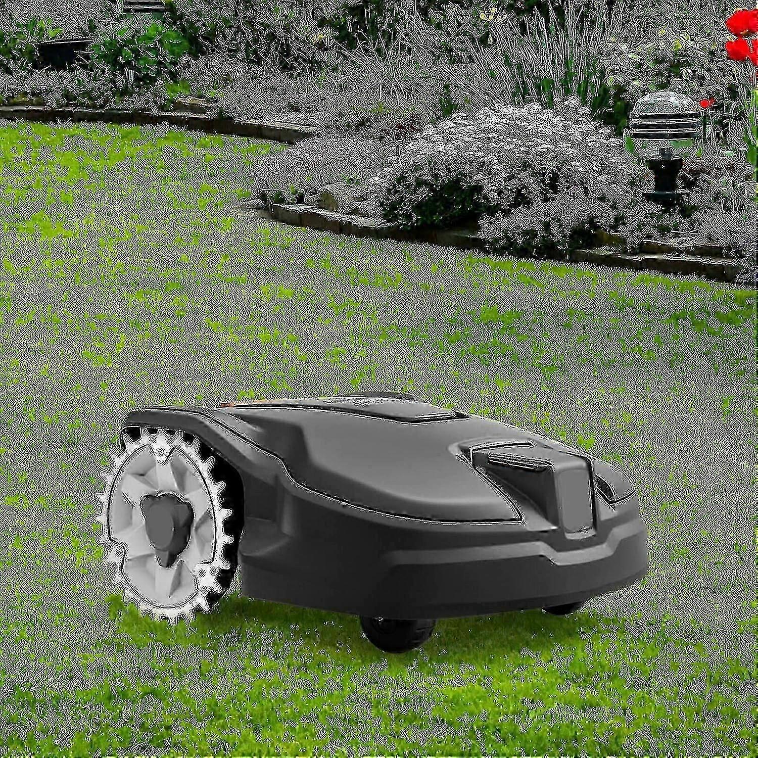 Amélioration de la traction des pointes en aluminium Convient à Husqvarna Automower 420/320 / 430x / 435x / 440/450x avec ébavurage et pointe de roue de gazon 255mm compatible avec