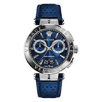 Versace Montre Homme Montre-Bracelet Chronographe AION VE1D01220 Cuir