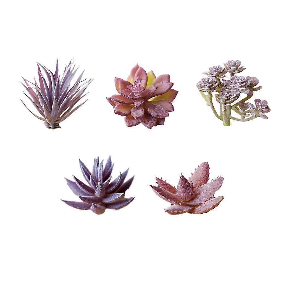 Simulation Succulent Flower Creative Artificial Head for Decoration 15Pcs