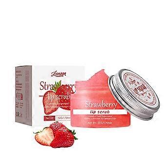 Strawberry Lip Scrub and Exfoliator for Dry Lips, 2 in 1 Deep Hydration and Gentle Care