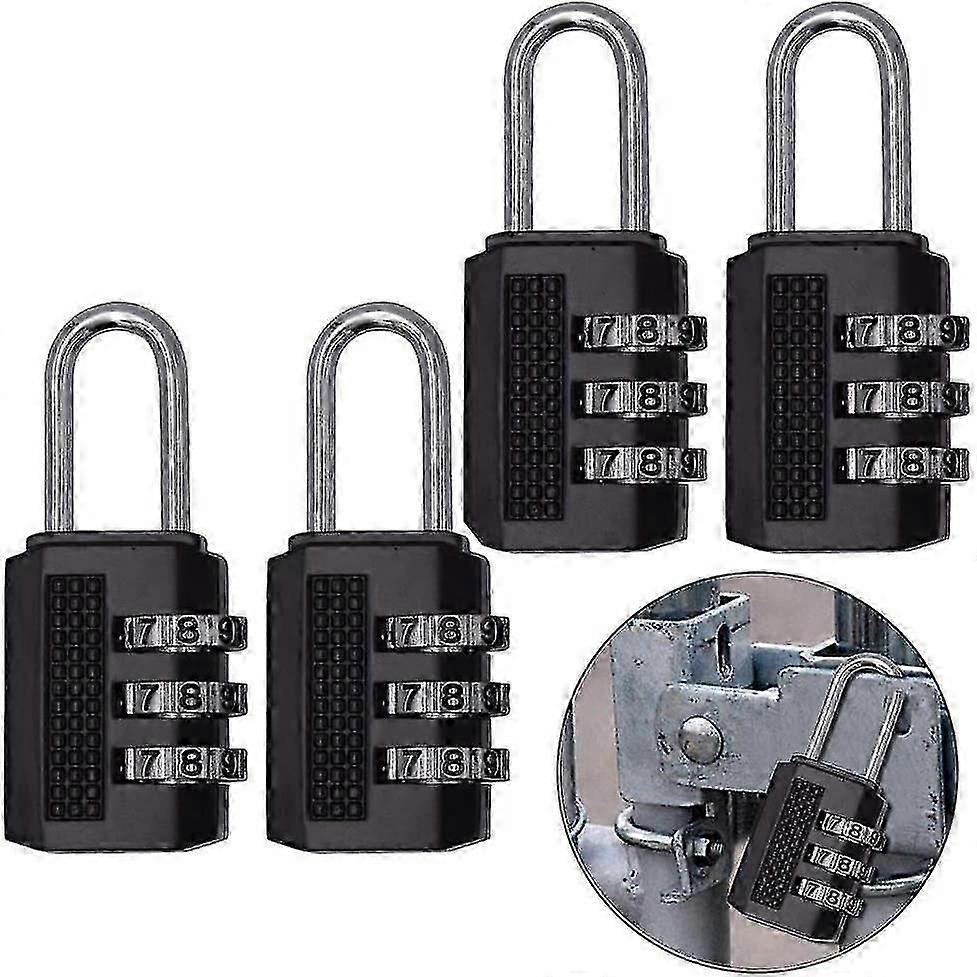Combination Combination Lock, Small Padlock Password Locking 3-digit For School 26-27