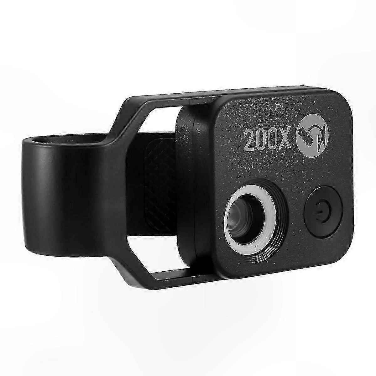 200X Magnification Digital Microscope Portable Mini, Cell Phone Window Accessory