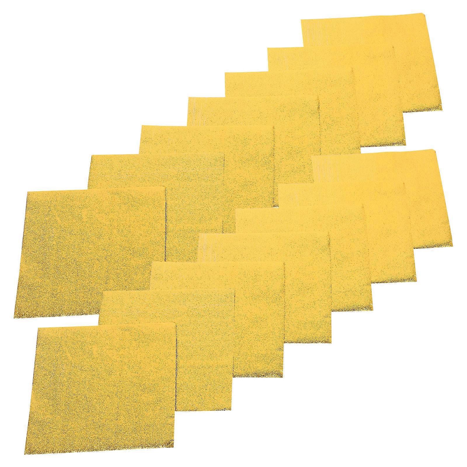 Papier d'emballage cadeau, papier d'emballage pour bonbons, 400 feuilles dorées
