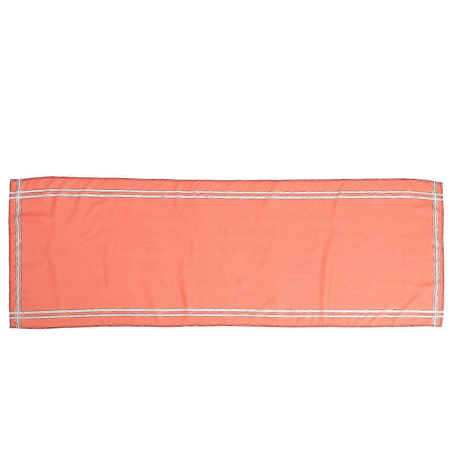 Orange Party Table Runner Featuring Polyester Material