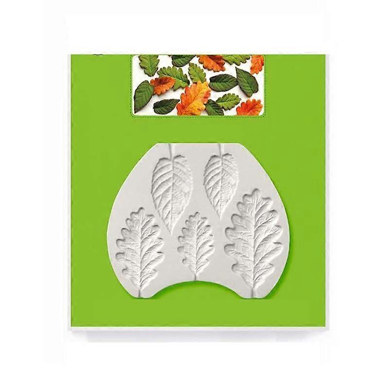 Oak leaf shape cake decorative mold - 1PC
