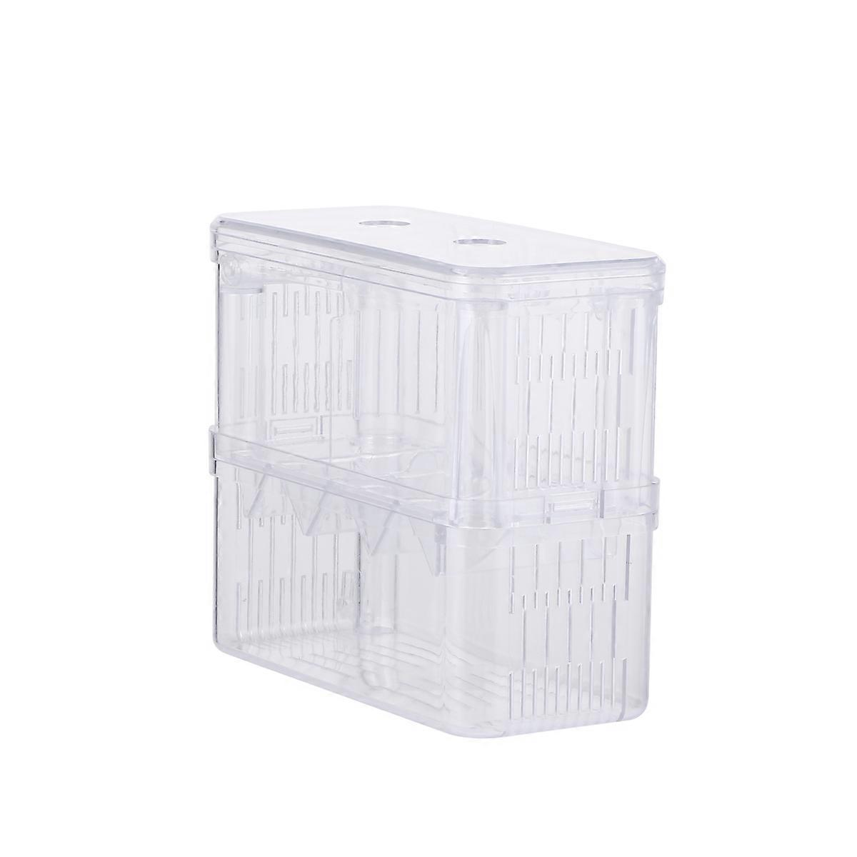 Fish Tank Hatching Box for Breeding Transparent Double Functional Box