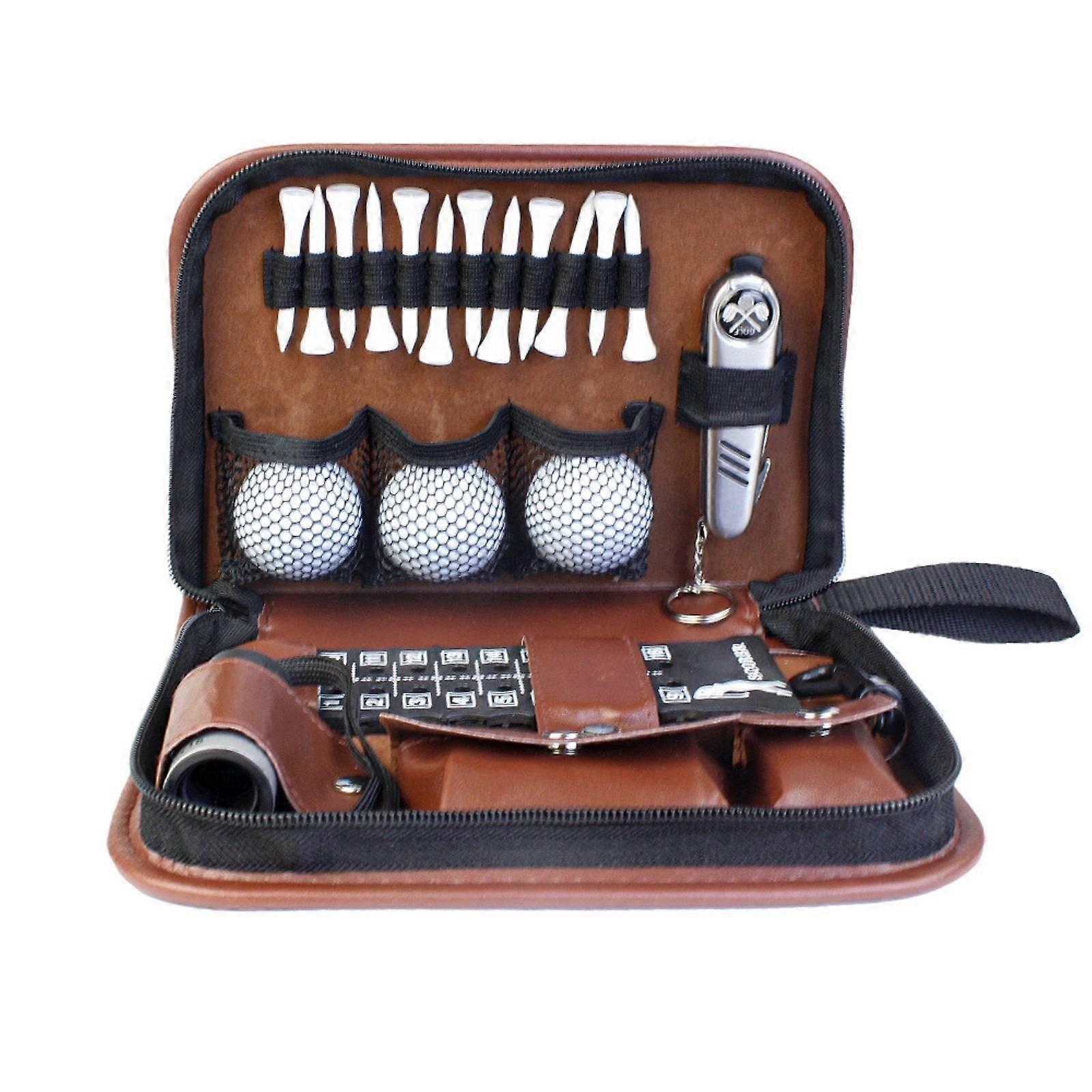 Golf Practice Gift Set Large Capacity Golf Bag Accessory Pack Multi-Function