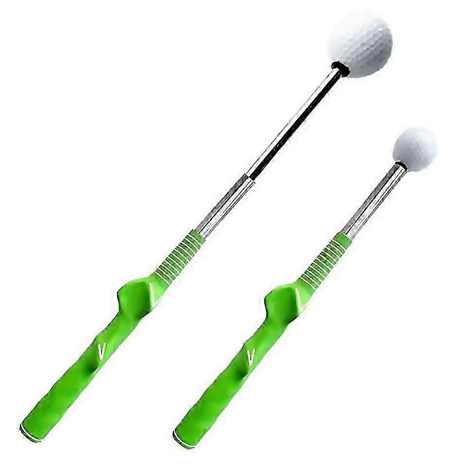 Golf Swing Practice Stick Telescopic Swing Trainer Aid Posture Corrector