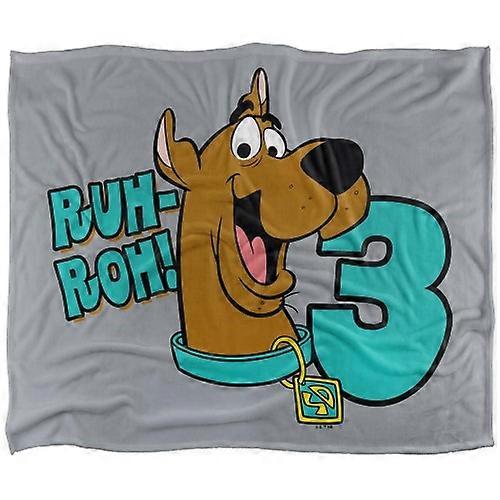 Scooby Doo Ruh Roh! I'm 3 Soft Touch Blanket
