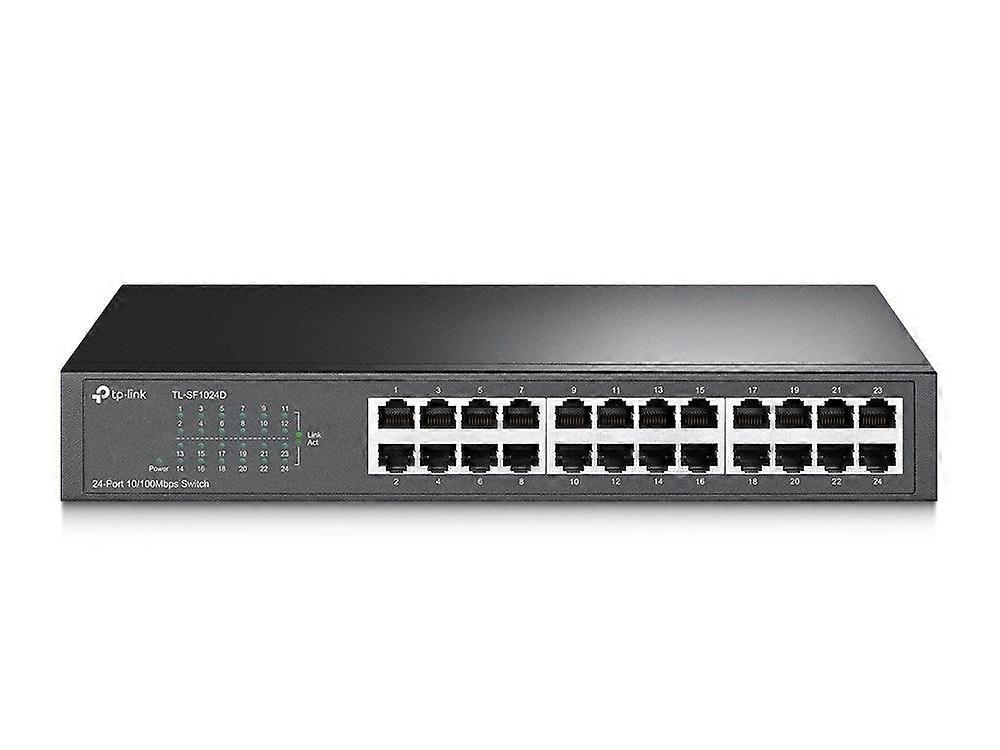 Switch TP-Link TL-SF1024D 24 P 10/100M, para montagem em rack de 13 polegadas