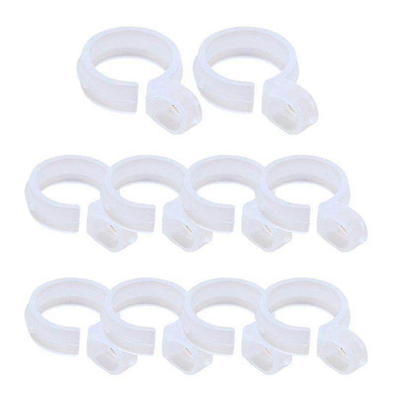10Pcs Coat Hanger Hook Windproof Non-slip Mini Clothes Peg Fixed Hook for Bathroom