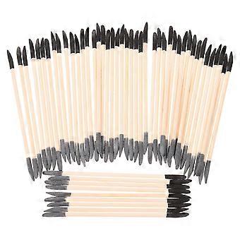 Double Ended Wood Nail Sticks for Cuticle Pusher with 150Pcs