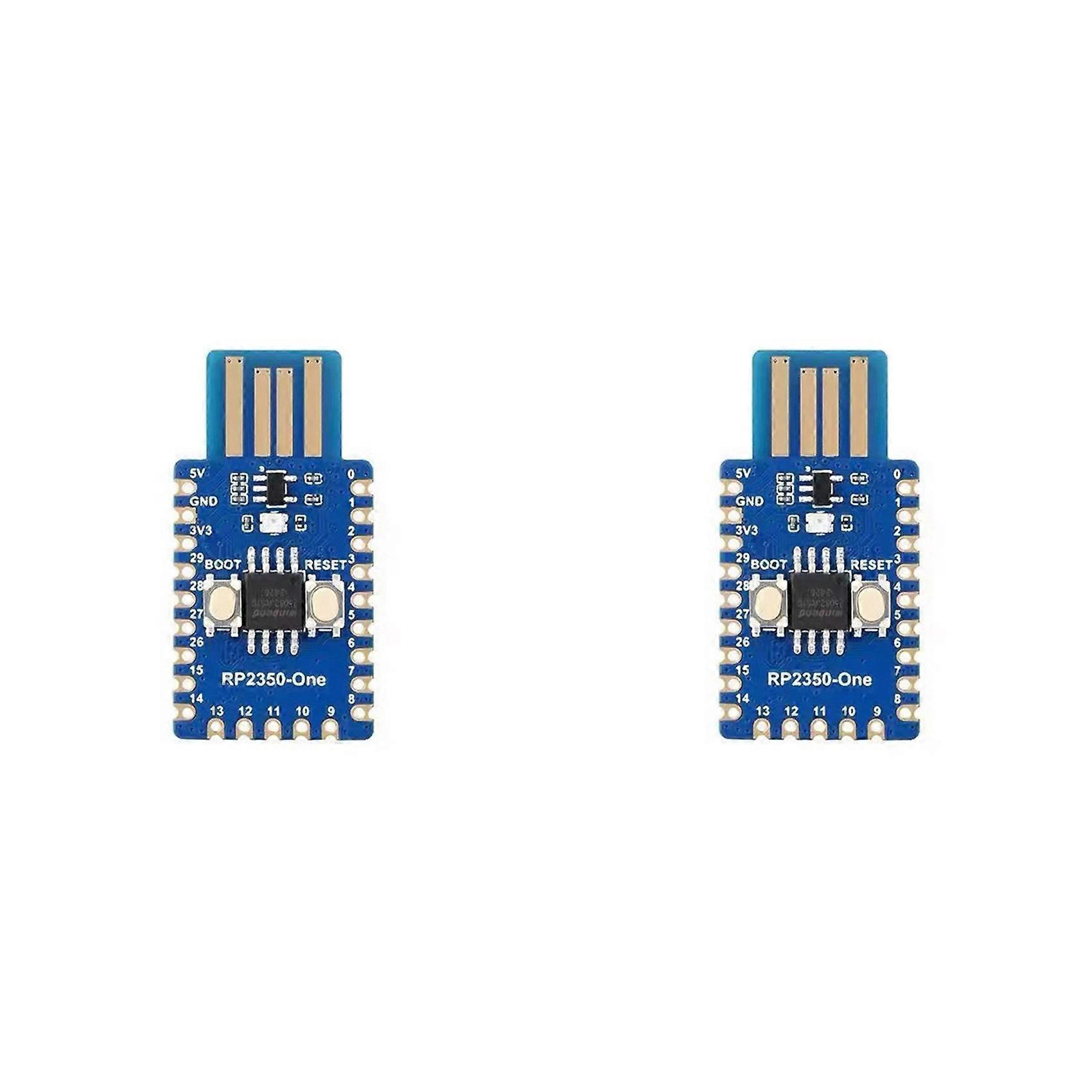 2X Waveshare for Raspberry Pi Pico 2 RP2350-One Mini Development Board Type-A RP2350A Dual Core Processor
