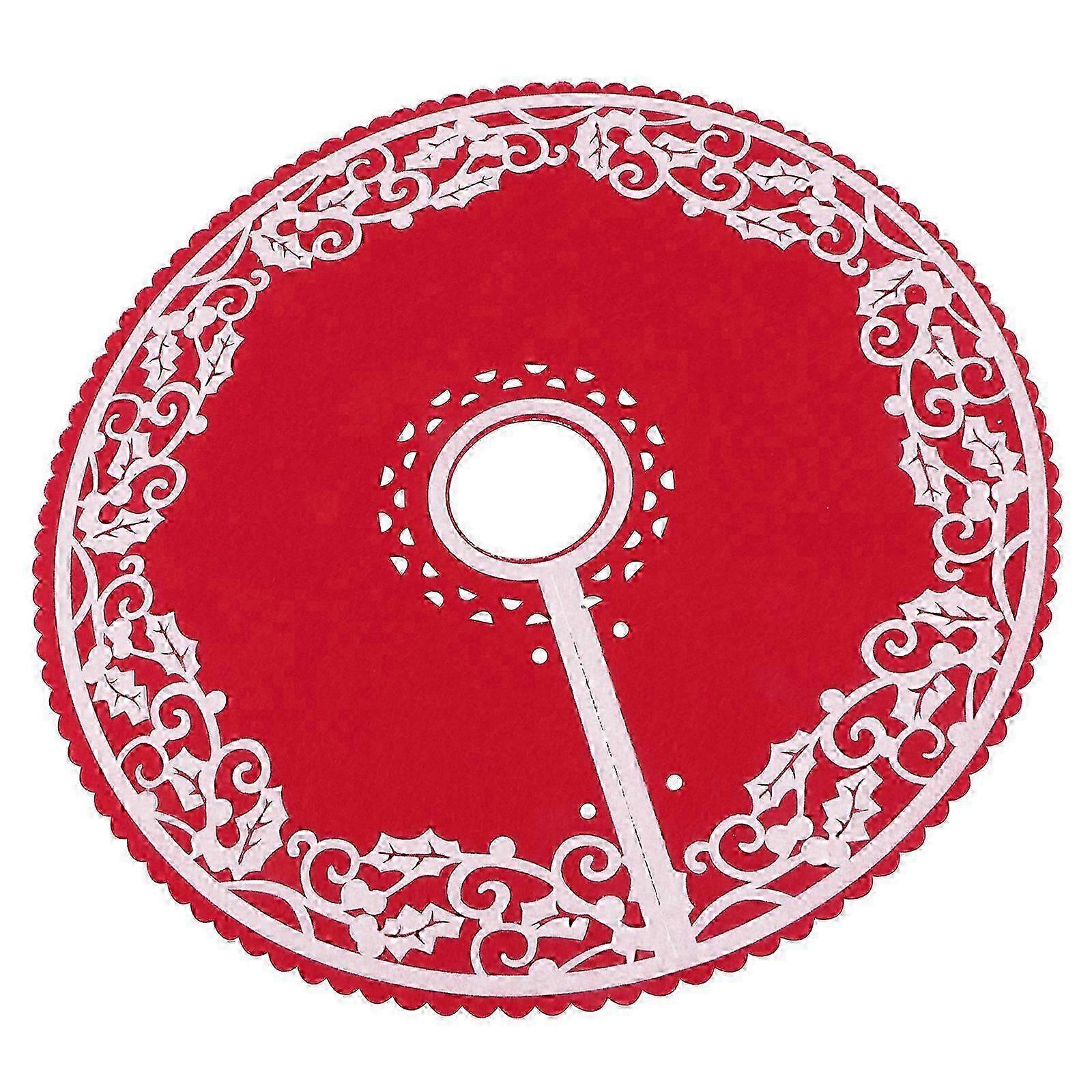 30cm Red Felt Tree Apron
