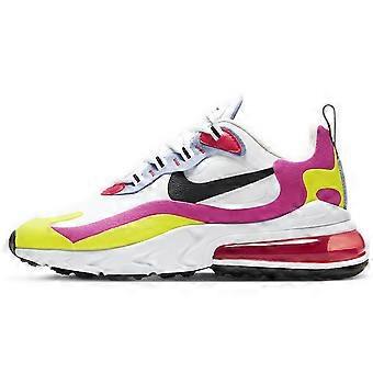 Nike Air Max 270 React White Pink Yellow Women's CZ9351-100