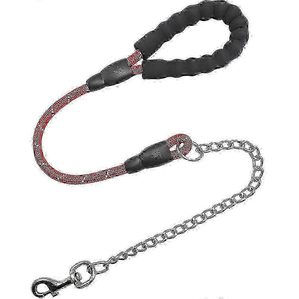 Rotating Clasp 3-Ft Nylon Chain Leash