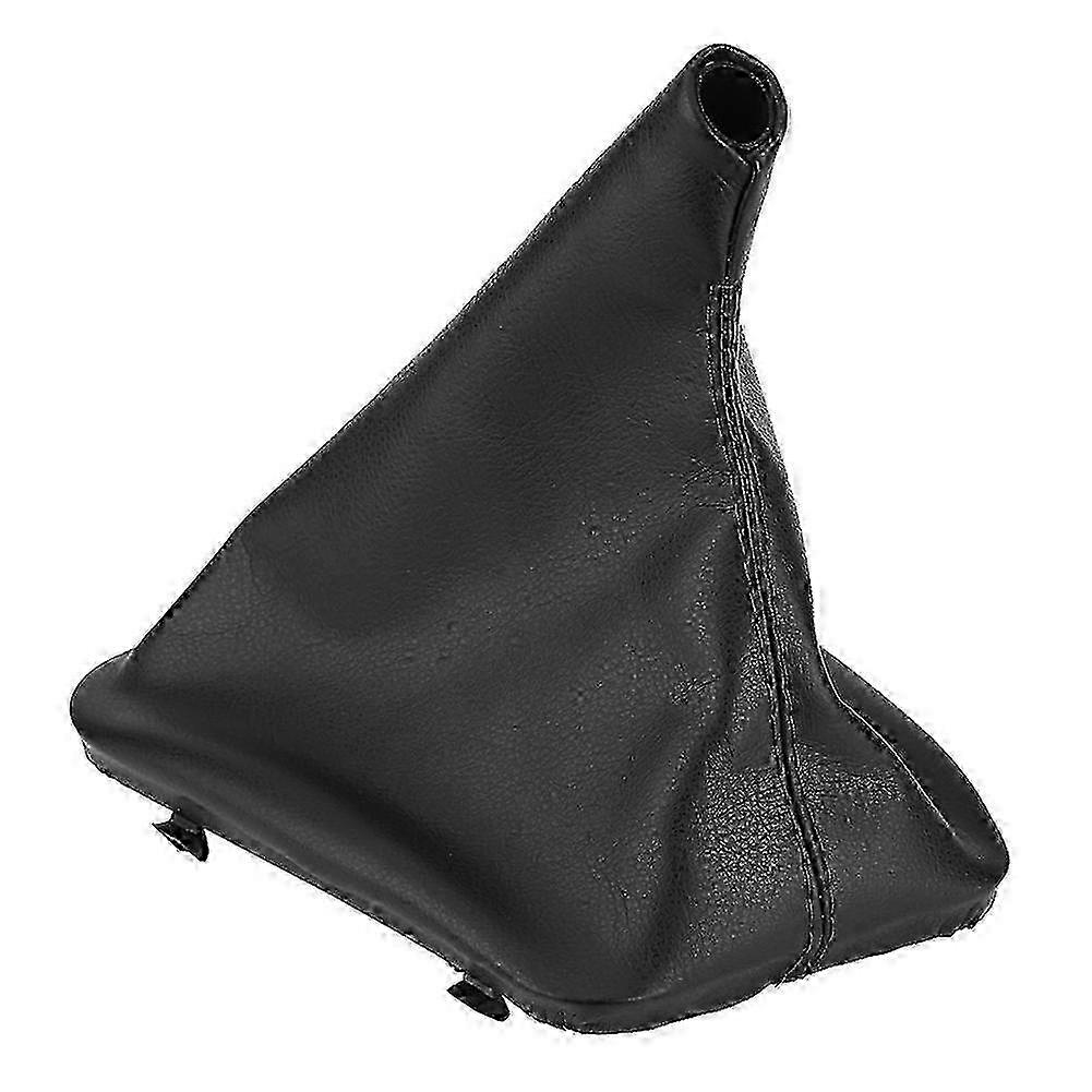 Gear Shift Boot Compatible with BMW E36 E46 E34 E30 E28 E24 1998-2005 Black PU Leather