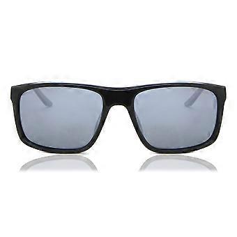 Nike FIRE L P FD1819 Polarized 010 Full Rim Black Unisex Rectangle Sunglasses UV3 Polarized Original