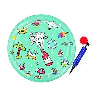 Pet Water Filled Cooling Mat Foldable Thickened Leakproof PVC 65cm for Dogs Cats Indoor Outdoor Use