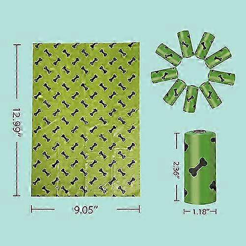 Biodegradable Leakproof Extra Thick Dog Waste Bags