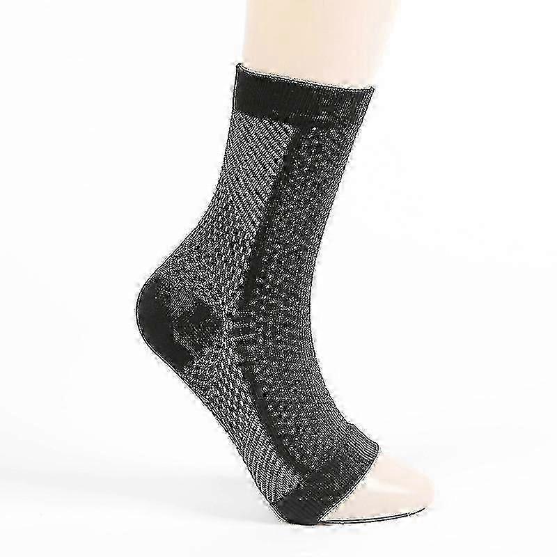 2pairs Neuropathy Compression Socks Ankle Arch Support Protect Socks