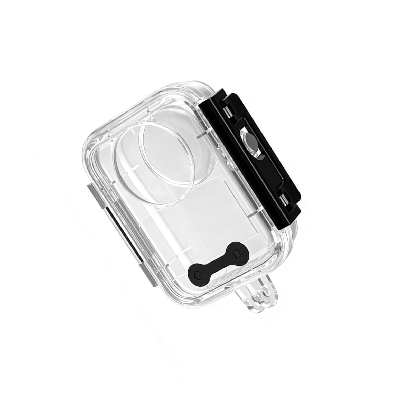 Full Coverage Camera Waterproof Shell 144FT Depth PC Construction Quick Release Mechanism for 360 Camera Diving Case
