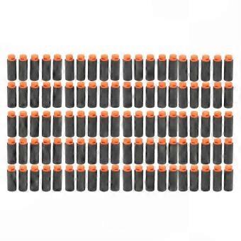 Short Darts 100Pcs High Density EVA Soft Toy Refill, Universal Black Compatible with Various Shooting Toys