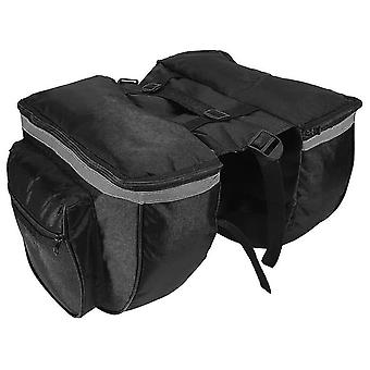 Bike Waterproof Rear Storage Bag Bicycle Back Rack Pouches Bike Sad...