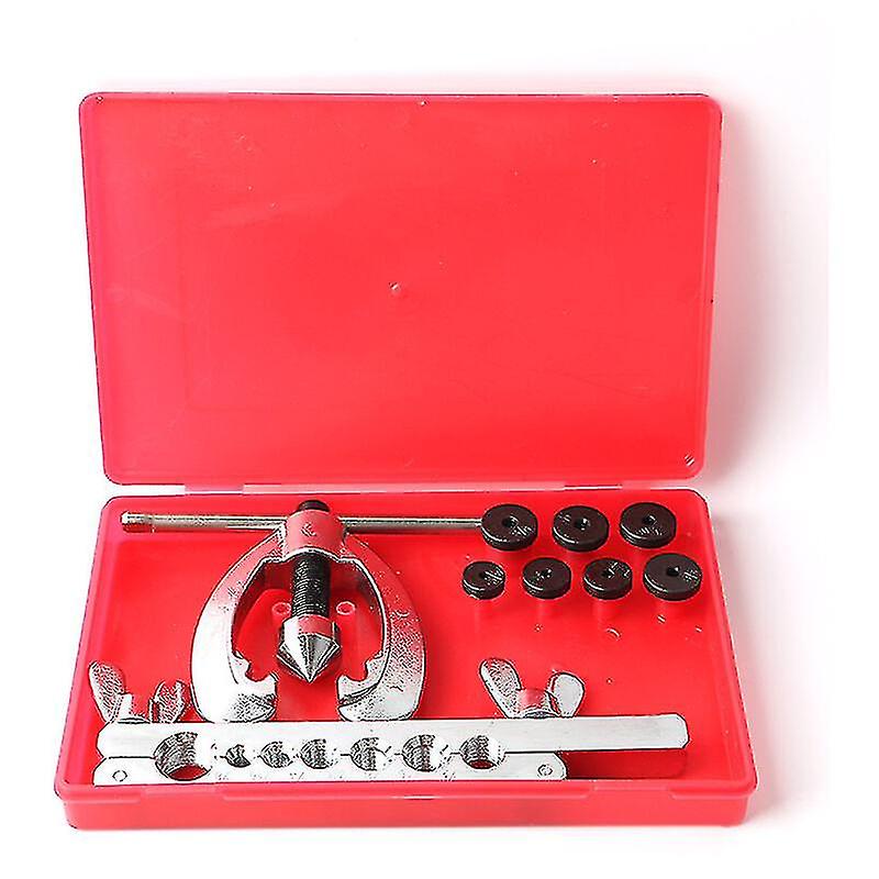 9 Piece Pipe Flaring Tool Kit, Pipe Repair Kit, Includes Clamping Dies