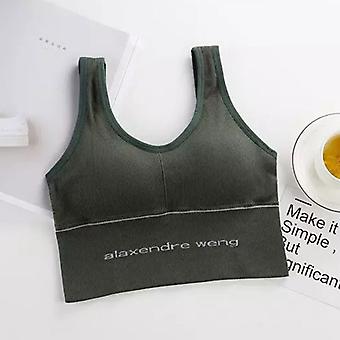 Koreaanse Hyun Een Zelfde Yoga Sport BH Racerback Crop Tank Top Aw Mouwloos Schokbestendig Ondergoed One Size Voor Vrouwen