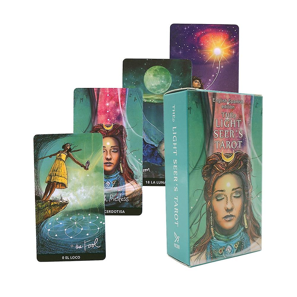 Tarot Cards In Spanish Divination Deck For Beginners With Guide Book Board Games Astrology Predictions Spanish Tarot