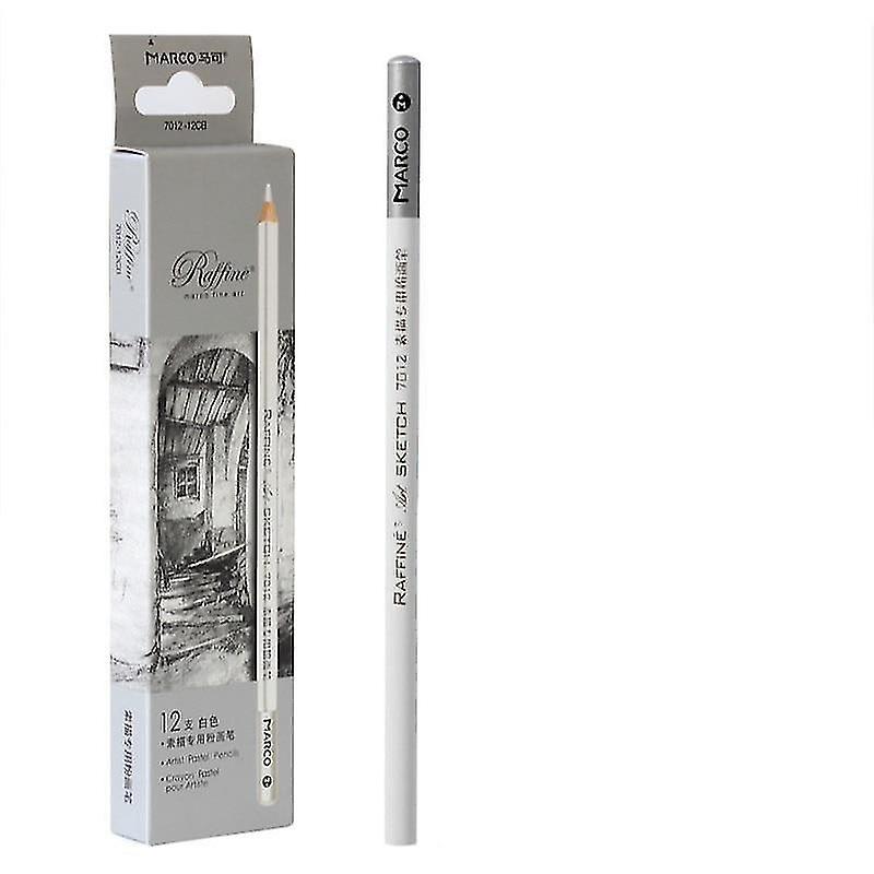 White Profesional Black Charcoal Pen For Sketch Drawing