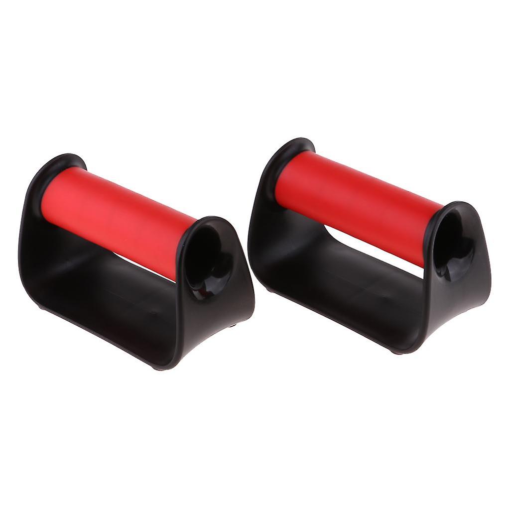 1 Pair Pushup stands  Push Up Bars Slip-Resistant Push Up Handles Red